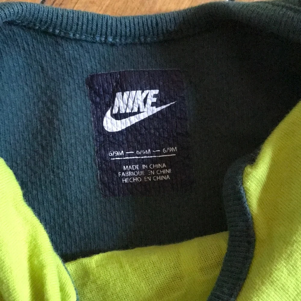 Nike Lime and Charcoal Kids One-Piece Bodysuit - I Have Arrived